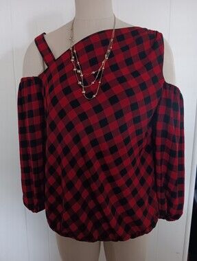 Ralph Lauren Black and Red Top